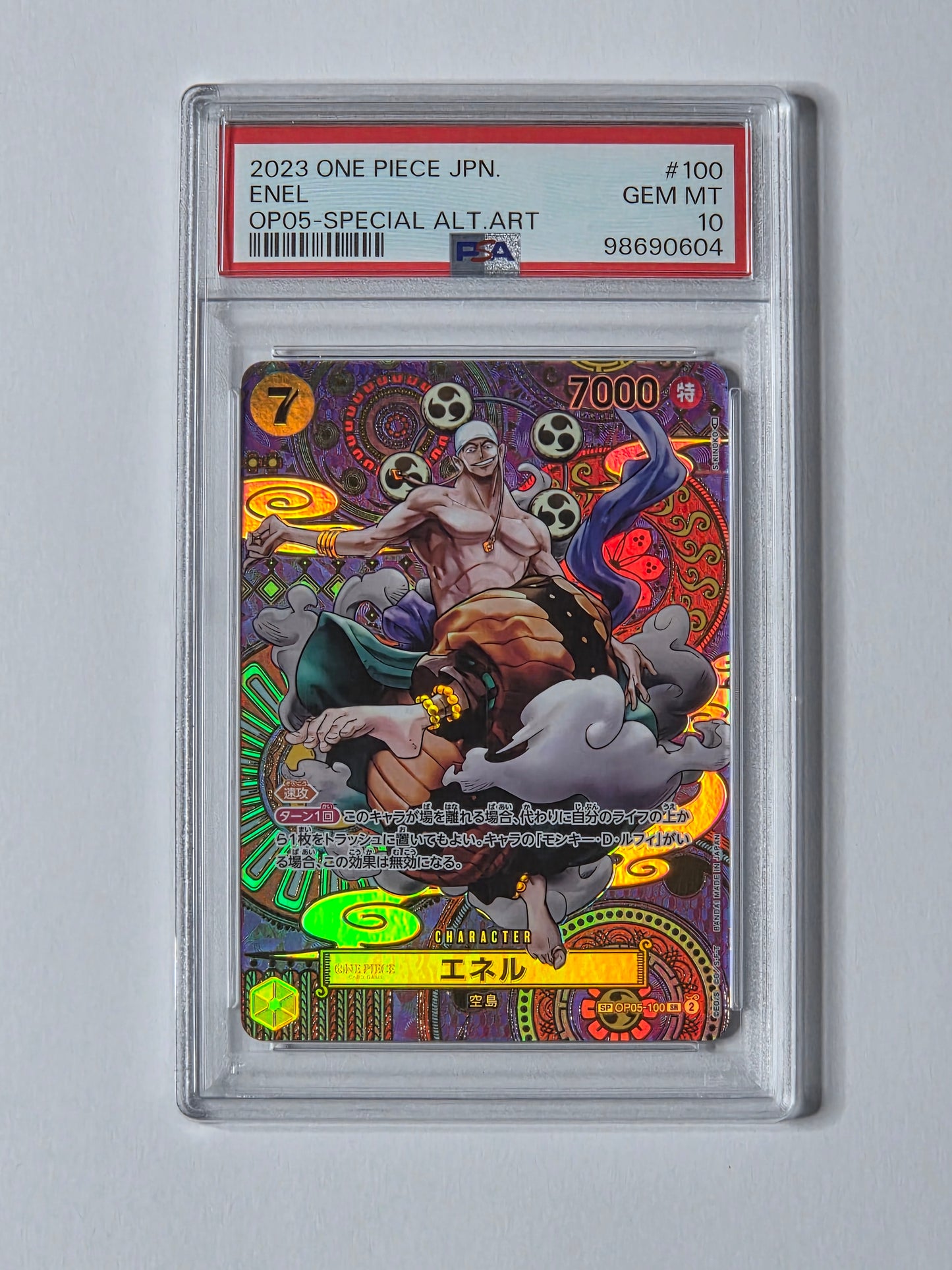 Enel OP05-100 Special Alt Art — PSA 10 GEM MT