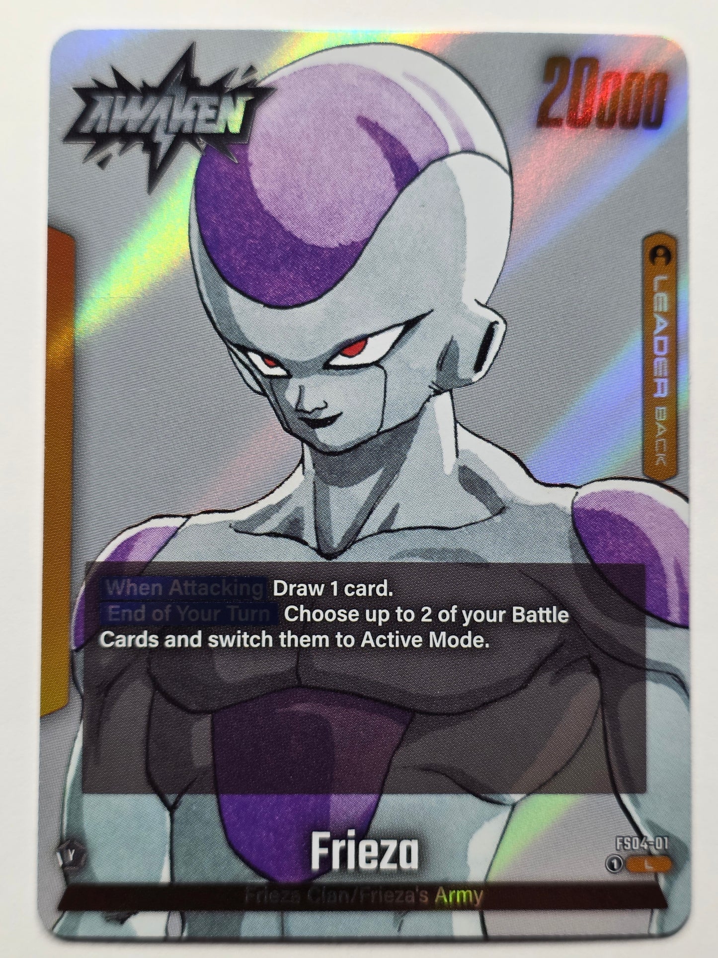 Frieza Leader | Dragon Ball Fusion World Starter Set 04 | FS04-01