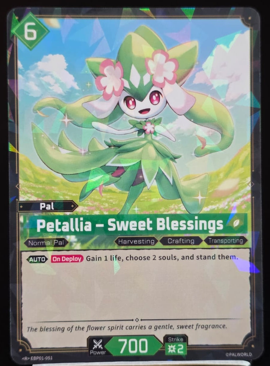 Petallia – Sweet Blessings EBP01-051 R Palworld TCG