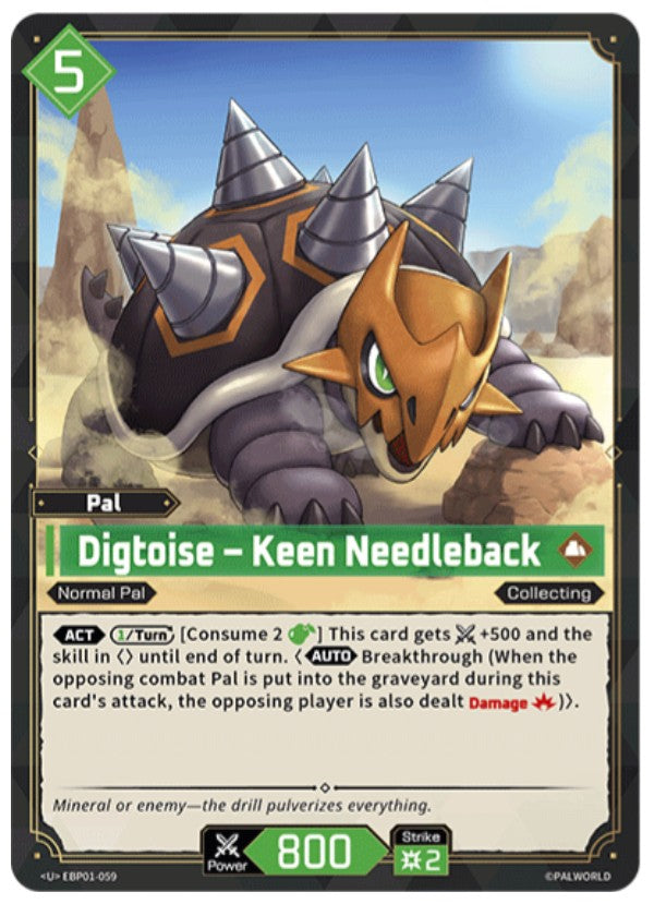 Digtoise – Keen Needleback