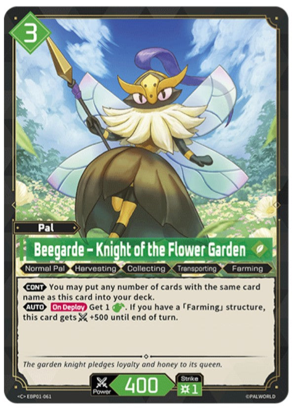 Beegarde – Knight of the Flower Garden