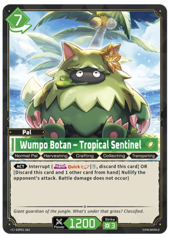 Wumpo Botan – Tropical Sentinel