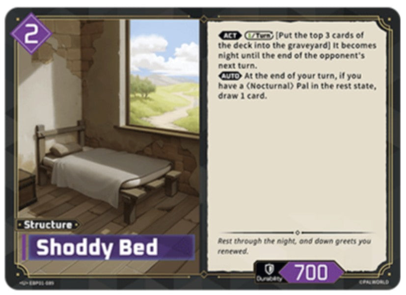 Shoddy Bed