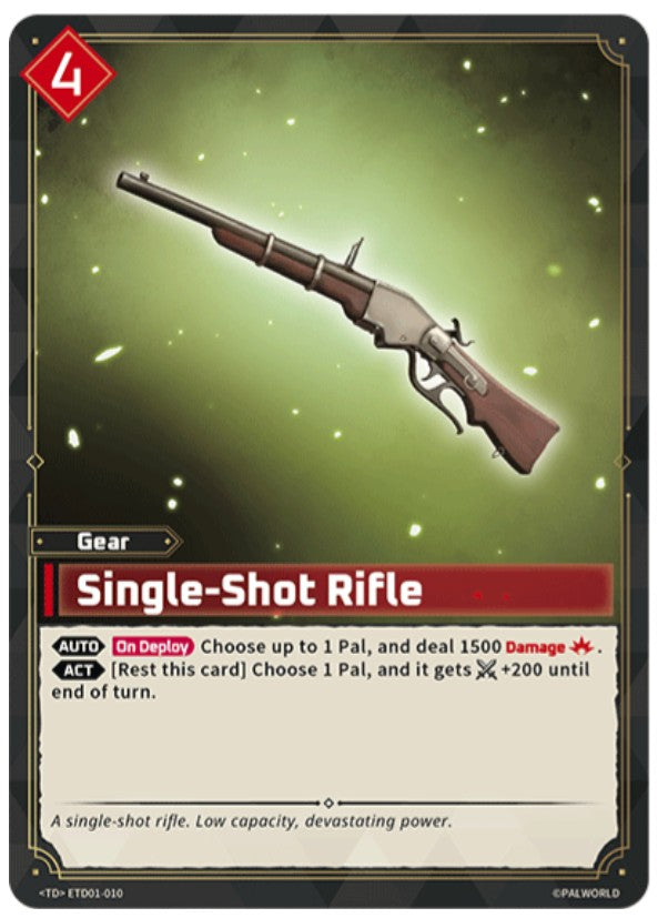 Single Shot Rifle