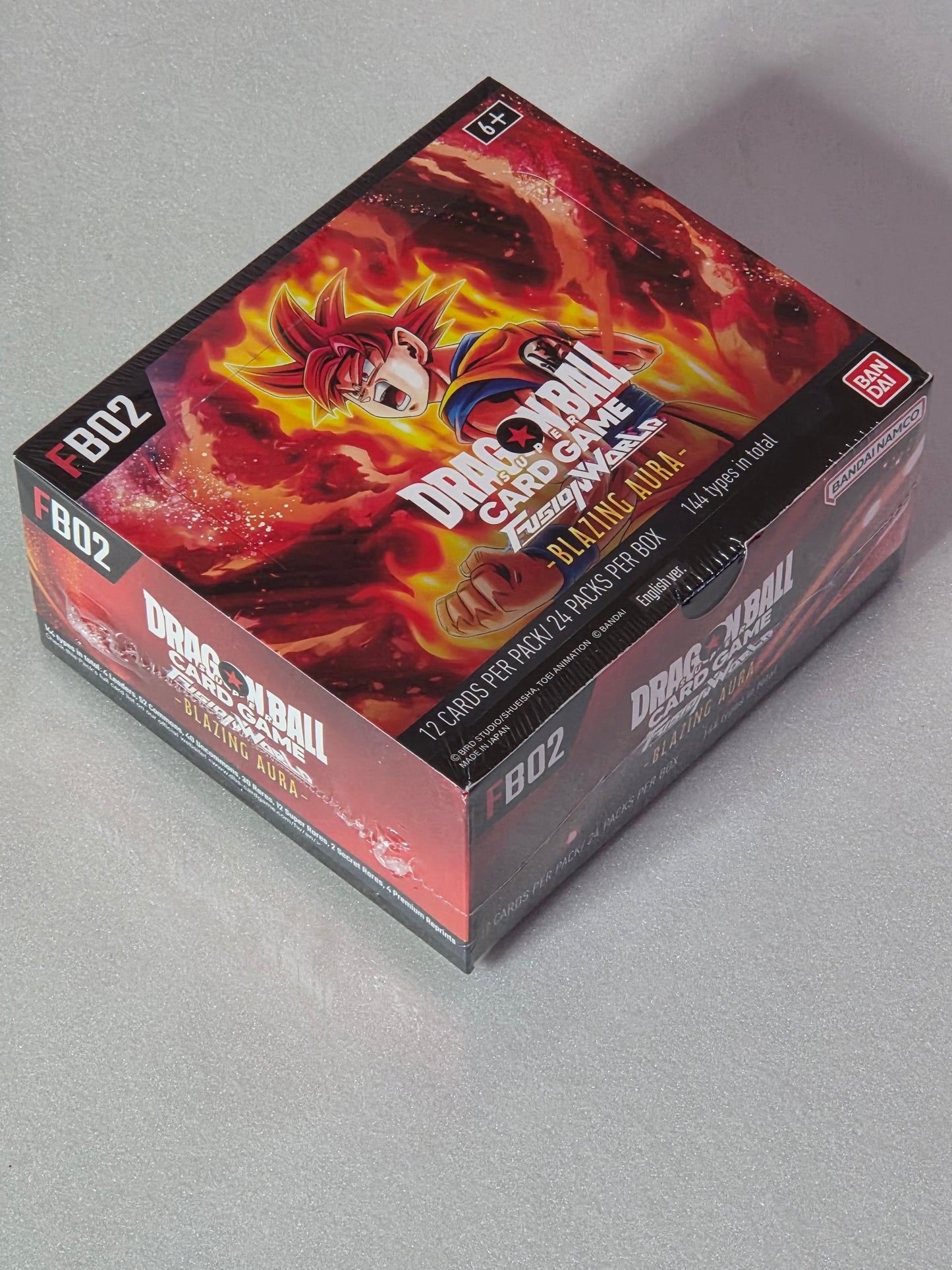Dragon Ball Super Fusion World Blazing Aura Booster Box FB02 English Factory Sealed