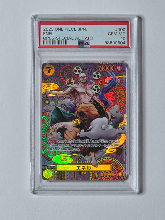 Enel OP05-100 Special Alt Art — PSA 10 GEM MT