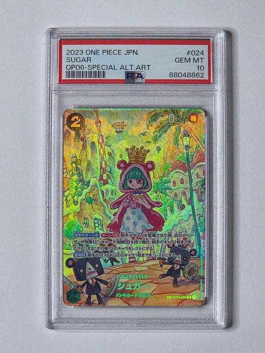 Sugar OP06-024 Special Alt Art — PSA 10 GEM MT