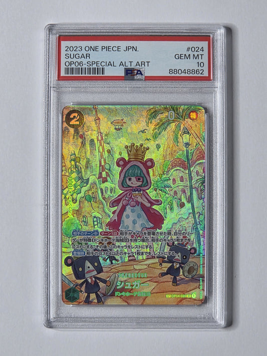 Sugar OP06-024 Special Alt Art — PSA 10 GEM MT