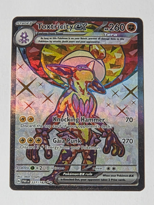 Pokemon Toxtricity ex Special Illustration Rare Paradox Rift PAR EN 227 182 Near Mint