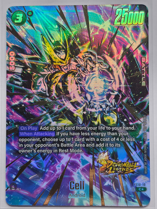 Dragon Ball Legends Fusion World Cell C Star FS10-10 Gold Parallel Single Card