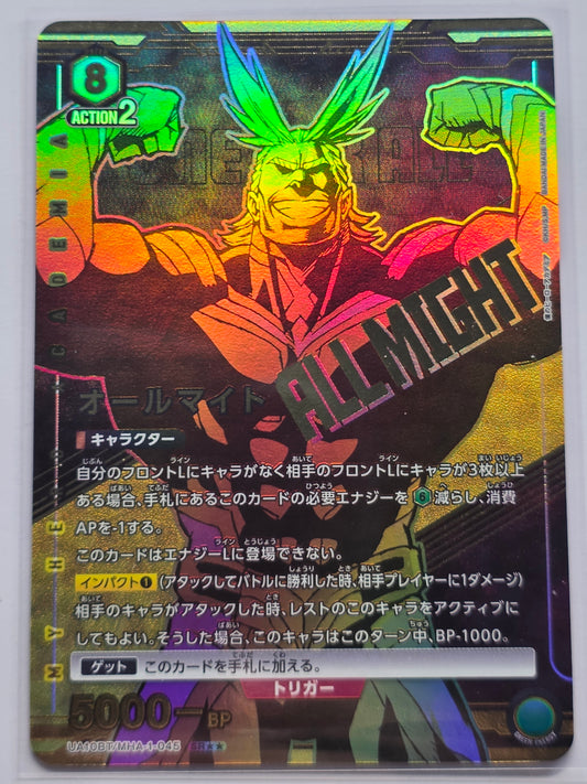 Union Arena My Hero Academia All Might SR Double Star Single Card UA10BT MHA-1-045