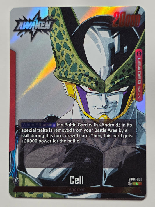 Dragon Ball Fusion World Cell Leader Card Manga Booster 01 SB01-001