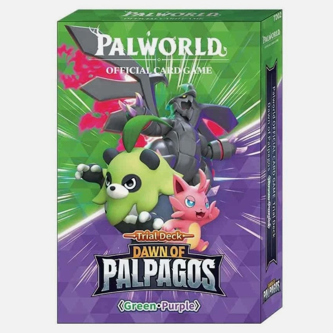 Grass Touchers & Grudge Holders — Palworld TCG "Dawn of Palpagos" TD01 Green・Purple Trial Deck (Preorder)
