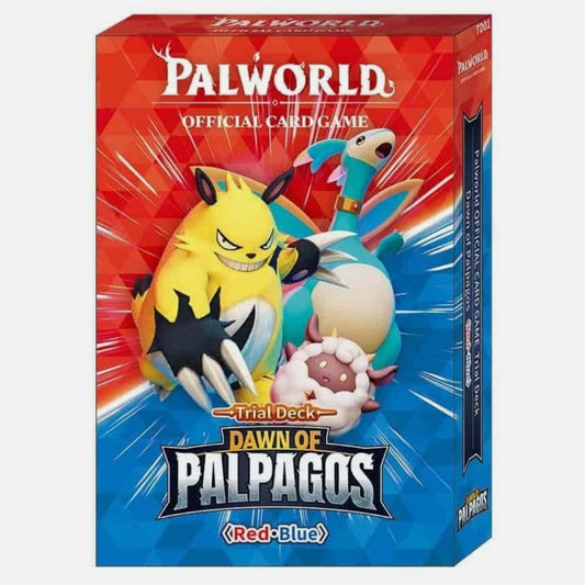 Hot Heads & Cool Hands — Palworld TCG "Dawn of Palpagos" TD01 Red・Blue Trial Deck (Preorder)