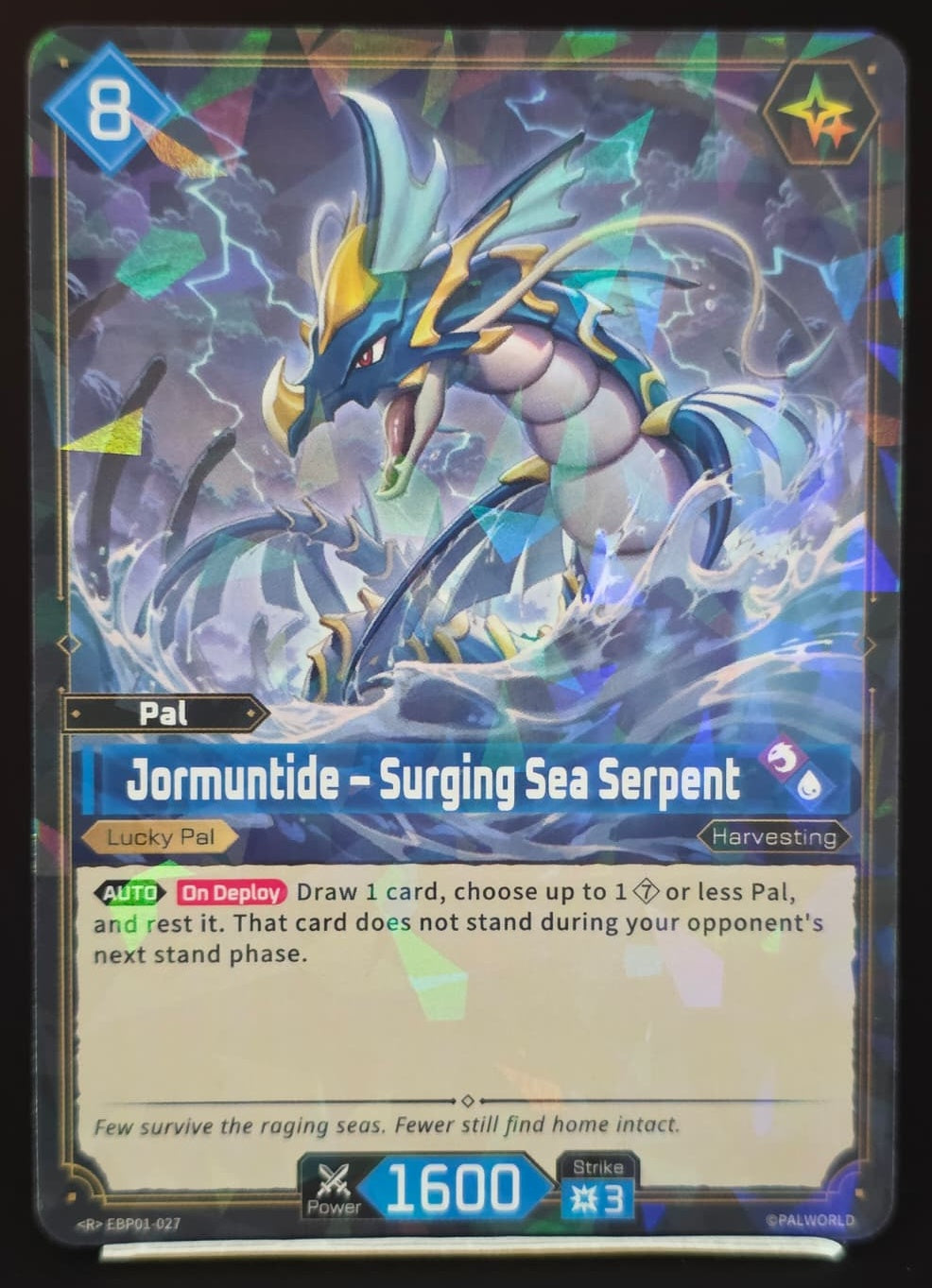 Jormuntide – Surging Sea Serpent EBP01-027 R Palworld TCG
