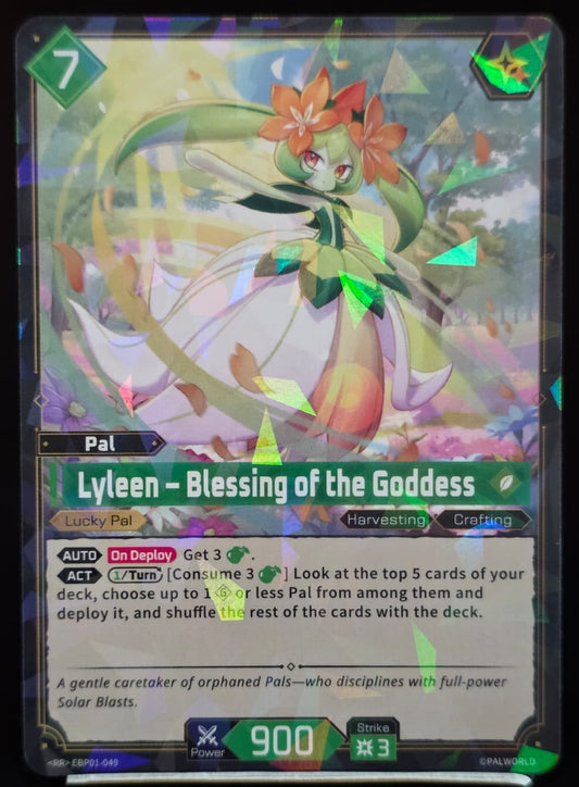 Lyleen – Blessing of the Goddess EBP01-049 RR Palworld TCG