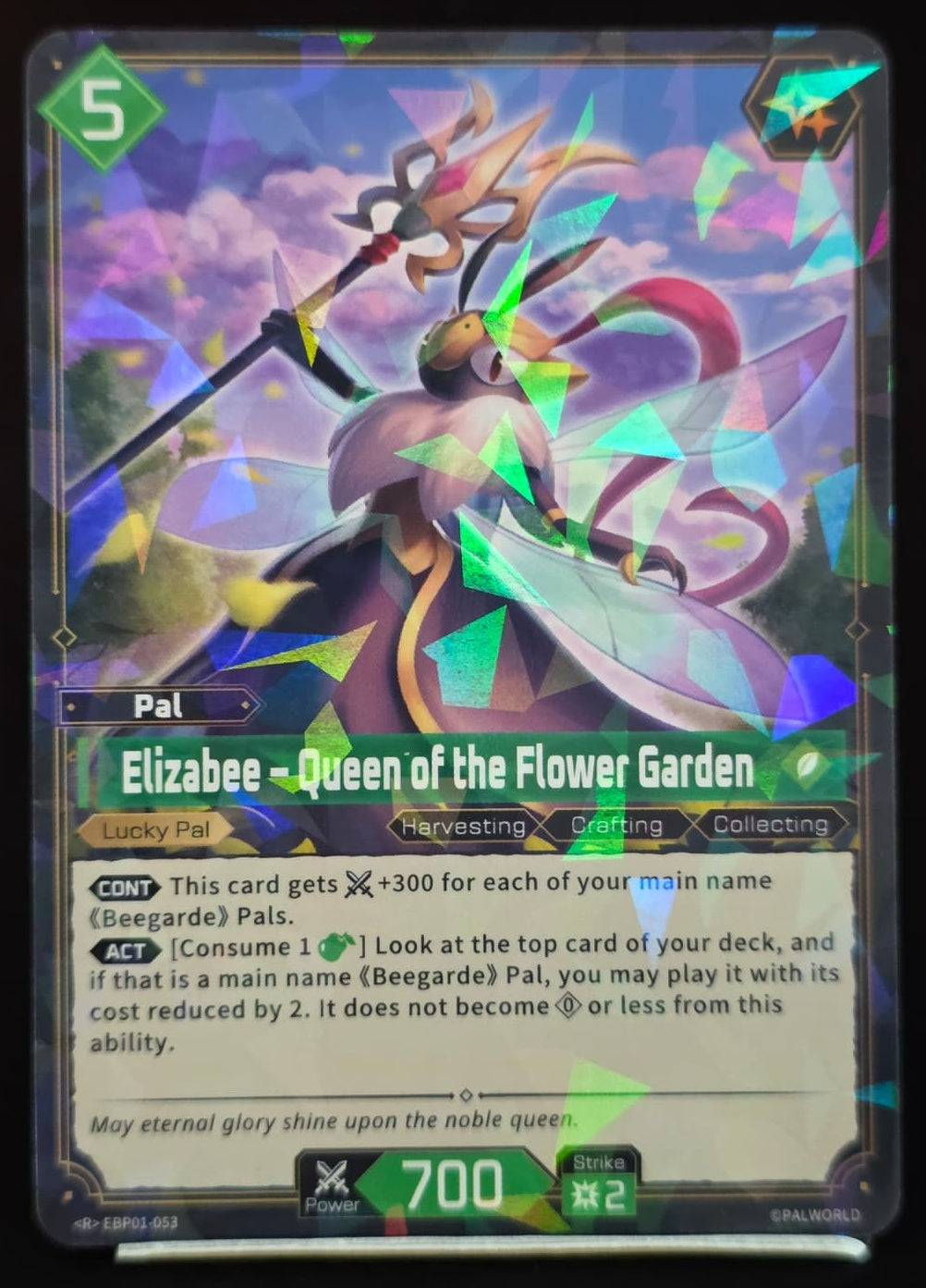 Elizabee – Queen of the Flower Garden EBP01-053 R Palworld TCG