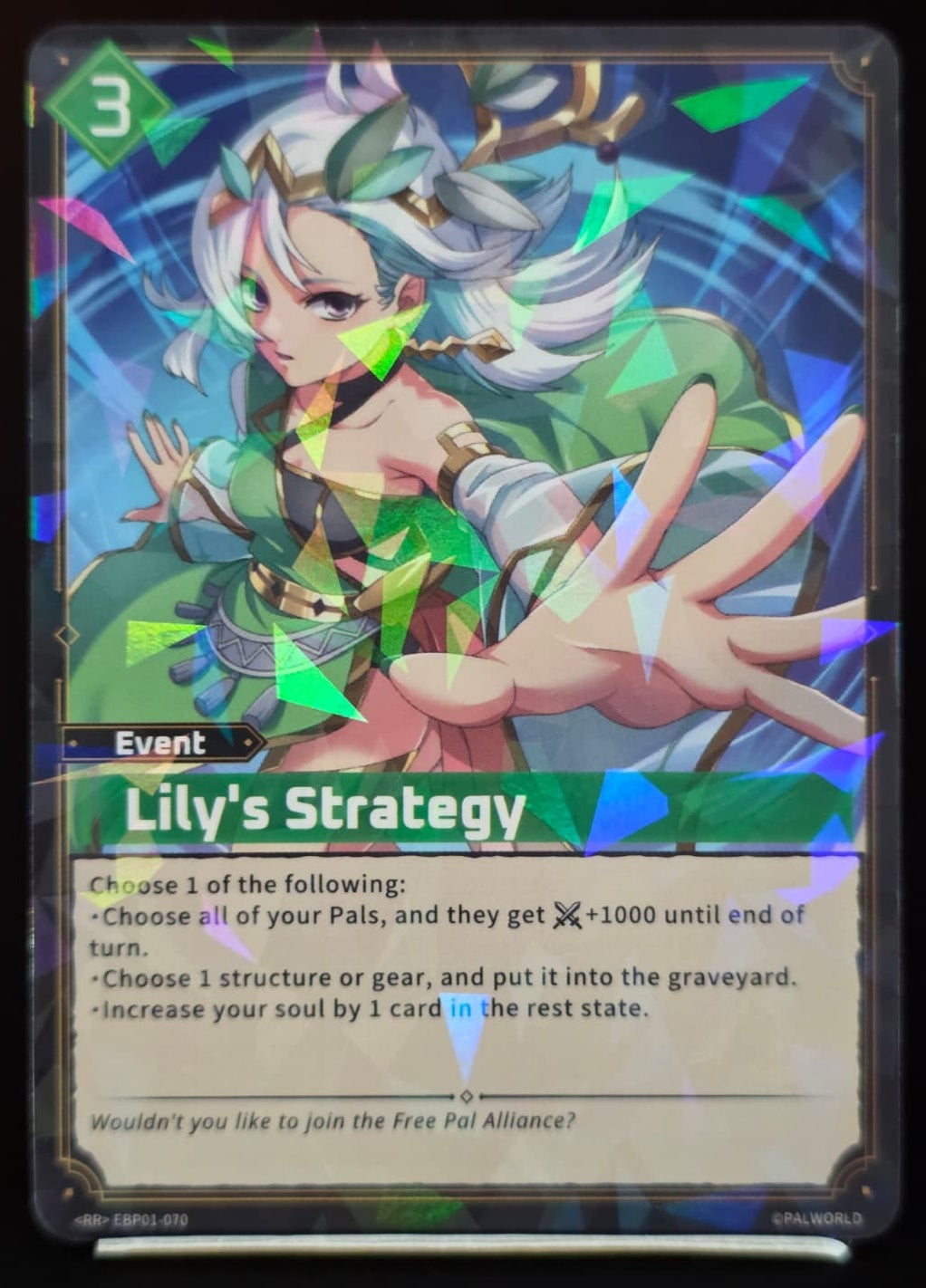 Lily's Strategy EBP01-070 RR Palworld TCG