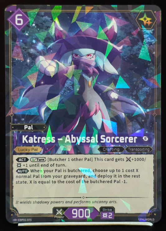 Katress – Abyssal Sorcerer EBP01-075 R Palworld TCG