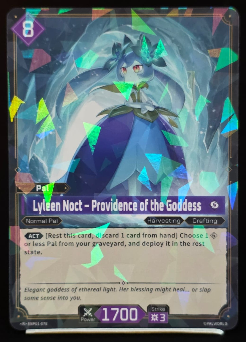 Lyleen Noct – Providence of the Goddess EBP01-078 R Palworld TCG
