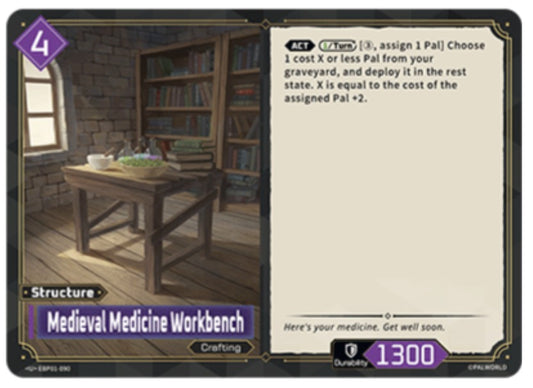 Medieval Medicine Workbench