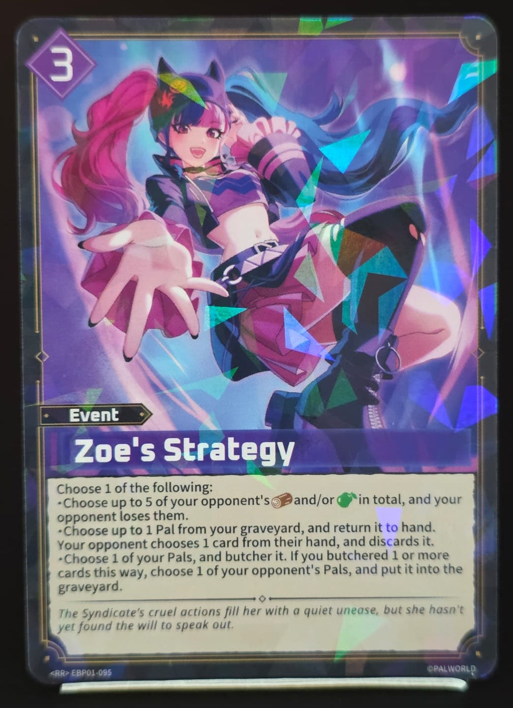 Zoe's Strategy EBP01-095 RR Palworld TCG