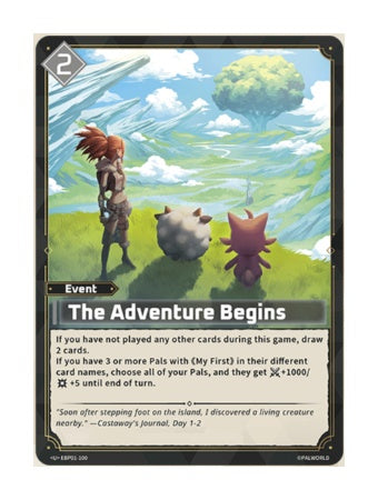 The Adventure Begins