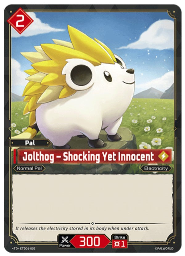 Jolthog – Shocking Yet Innocent