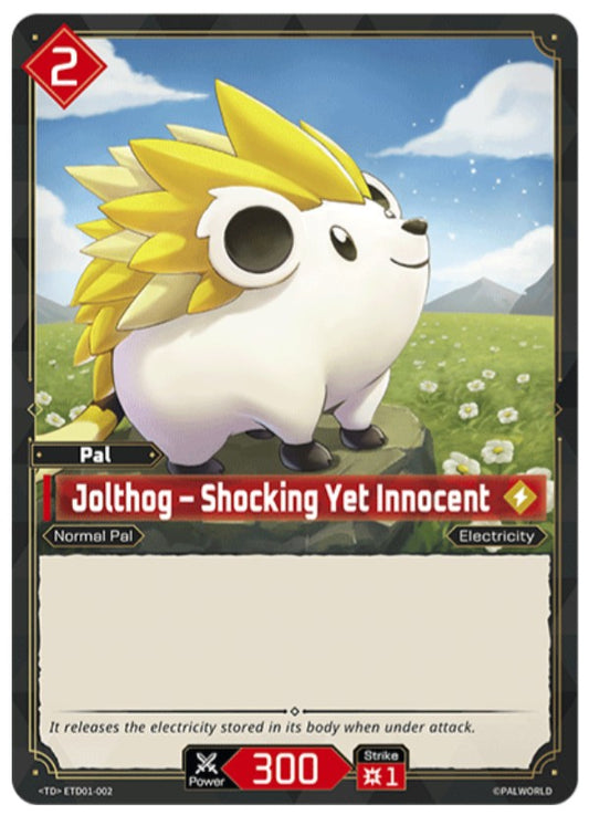 Jolthog – Shocking Yet Innocent