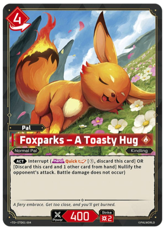 Foxparks – A Toasty Hug