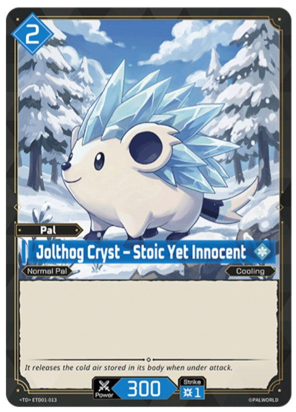 Jolthog Cryst – Stoic Yet Innocent